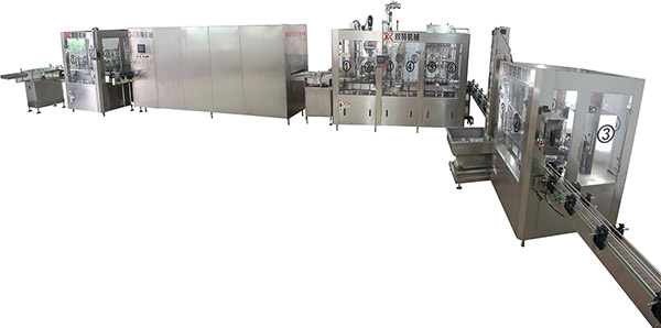 灌装机生产线