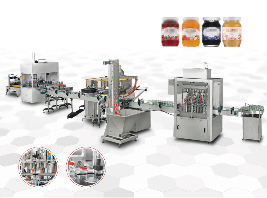 果酱灌装生产线